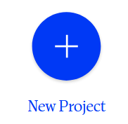 QDR New Project Button